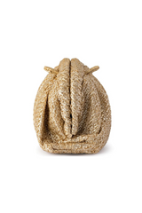 Stevie Pleated Woven Clutch
