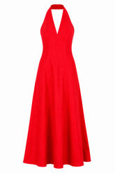 The Simone Halter Dress