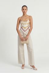 Scissor Cut Wide Leg