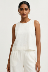 Sloane Linen Top