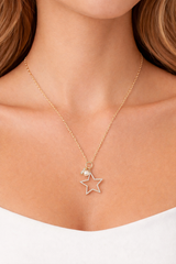 Stormi Cz Star Charm Necklace