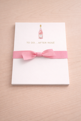 To Do After Rose Notepad