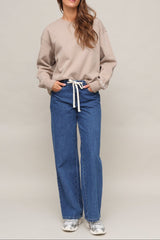 Val Mid Rise Drawstring Pant
