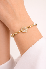 Zyla Moon Star Ball Bracelet