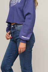 Westhampton Beach Cropped Crew Sweatshirt