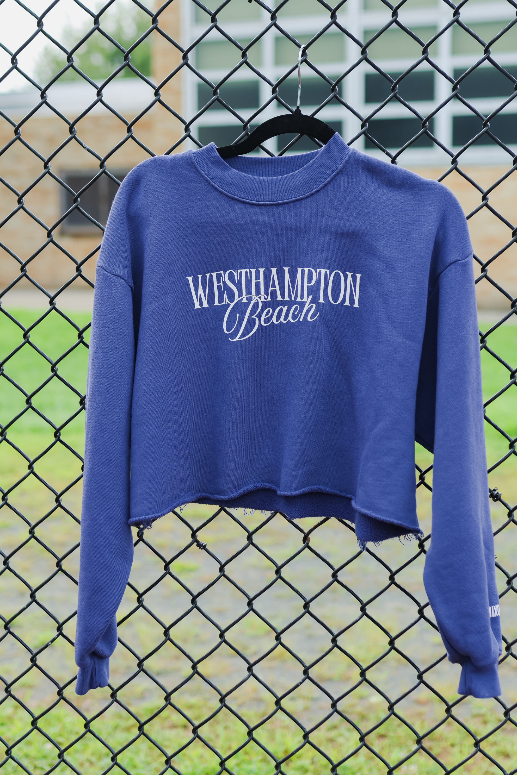 Westhampton Beach Cropped Crew Sweatshirt