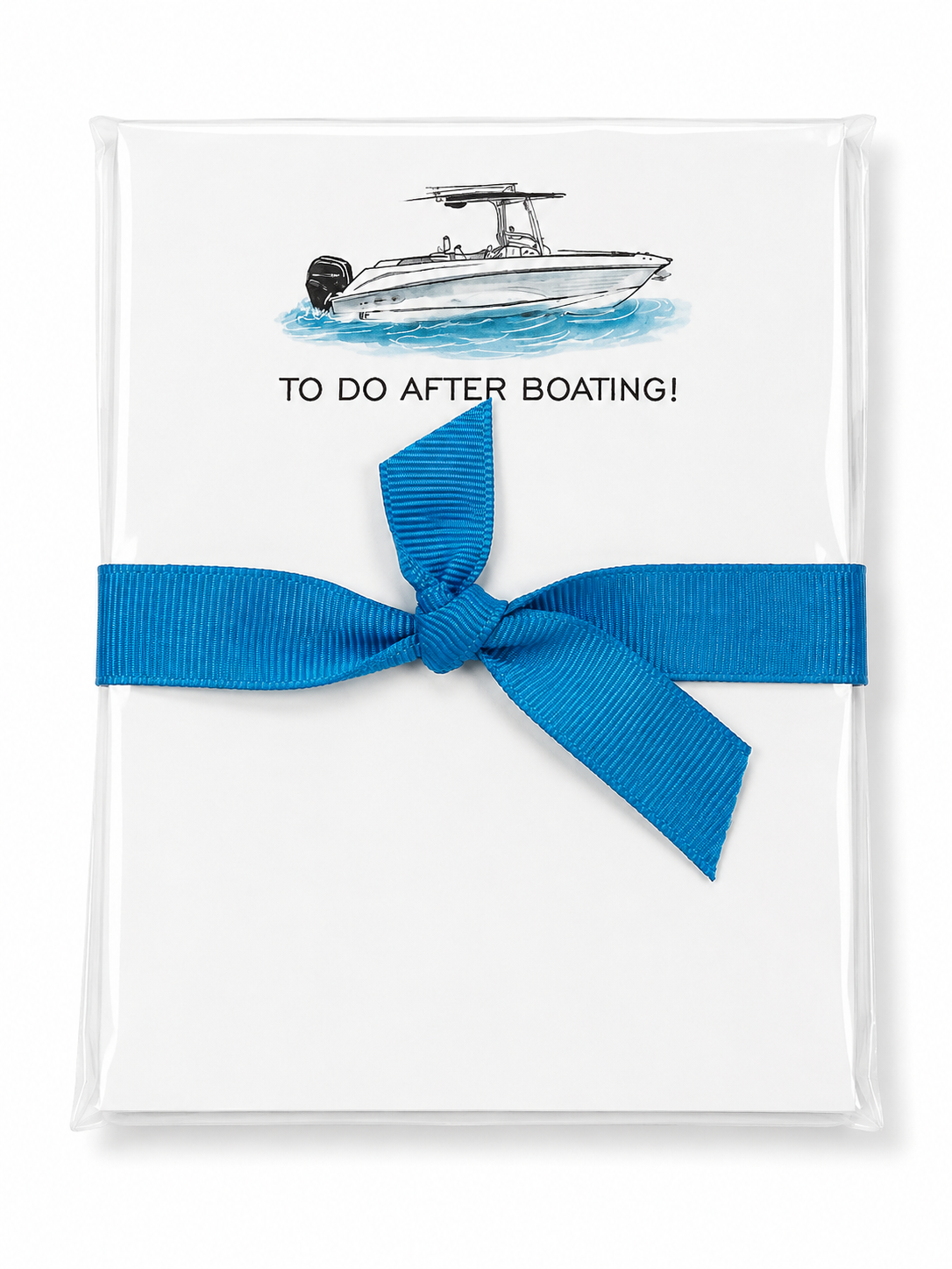 To Do After Boating Notepad
