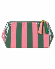 Striped Tassle Travel Pouch