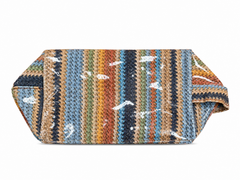 Vintage Woven Cosmetic Bag