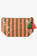 Striped Toiletry Pouch