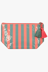 Striped Toiletry Pouch