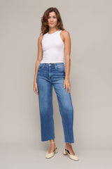 Scissor Cut Wide Leg