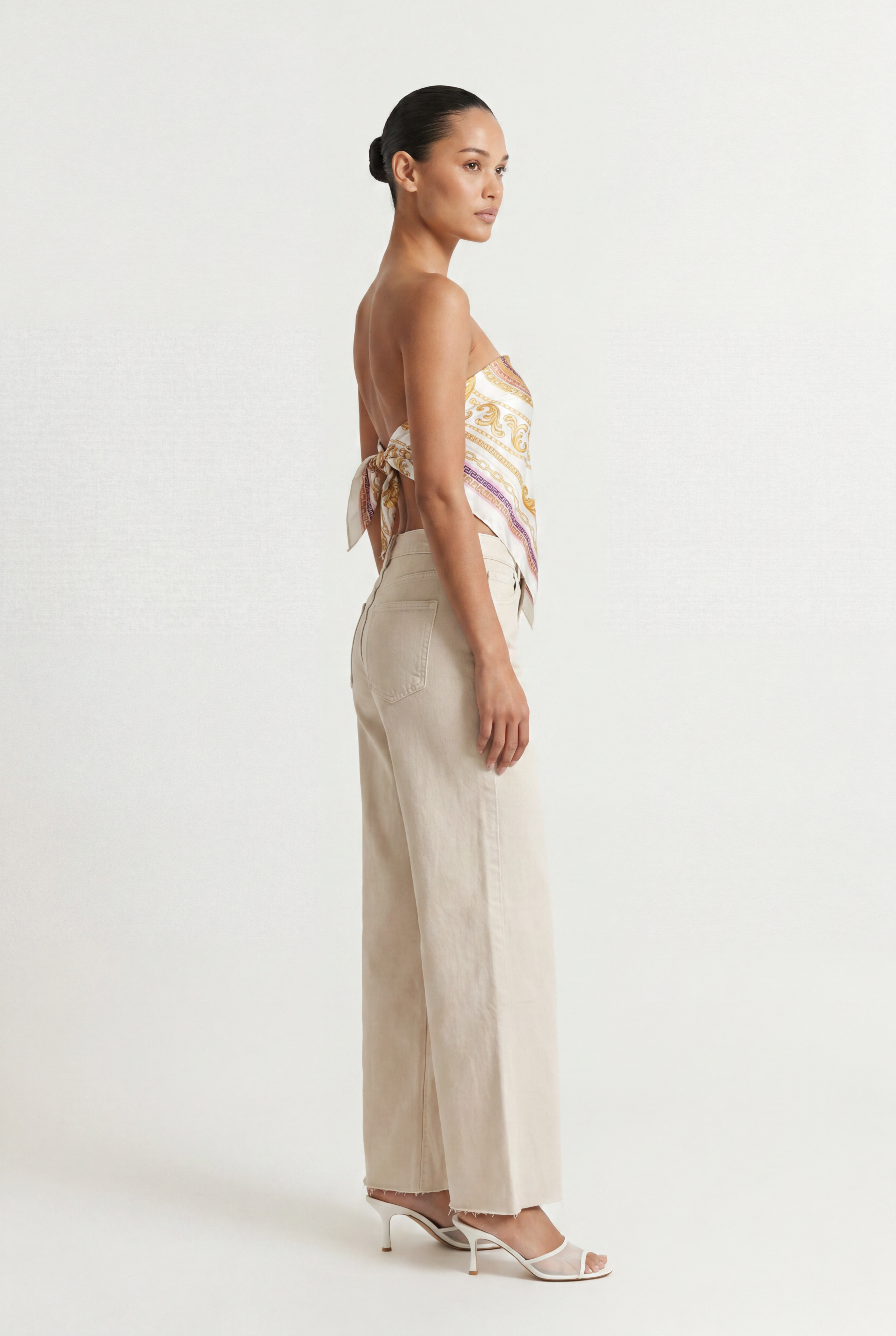 Scissor Cut Wide Leg