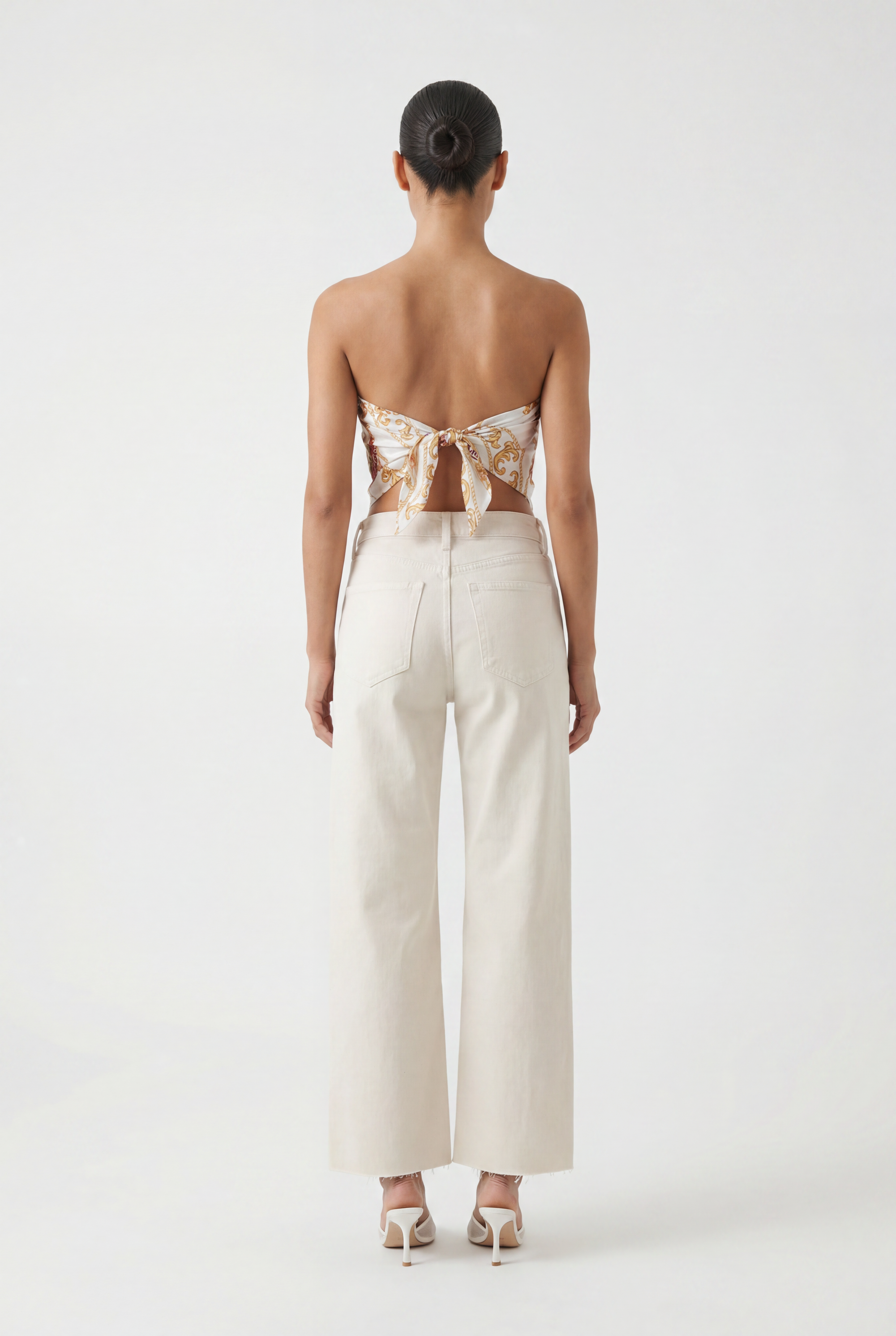 Scissor Cut Wide Leg