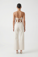 Scissor Cut Wide Leg