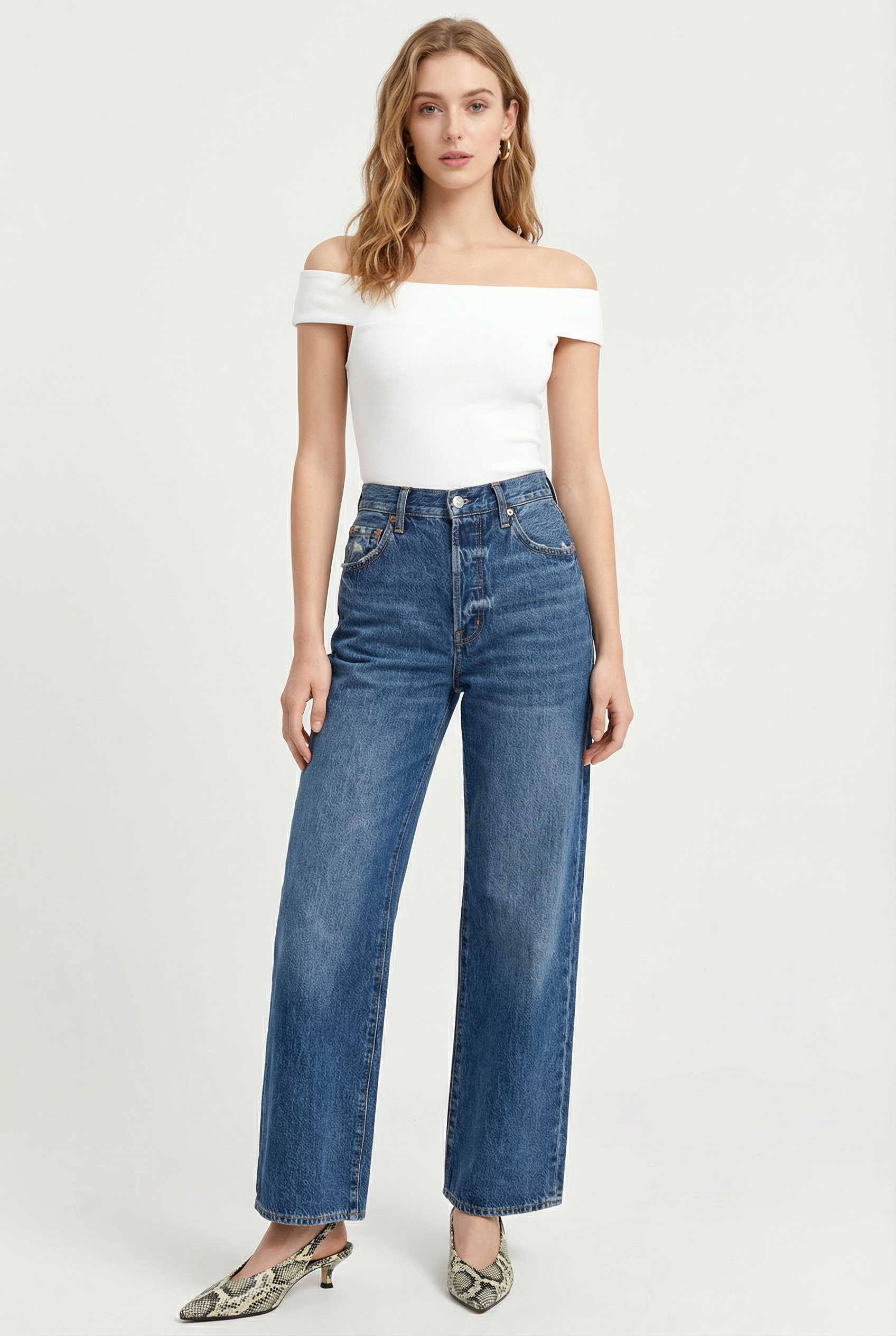 Second Skin Off The Shoulder Top