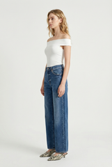 Second Skin Off The Shoulder Top
