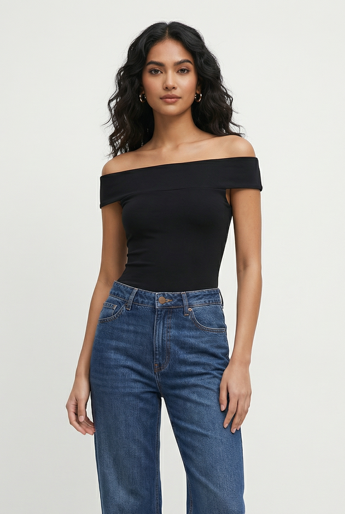 Second Skin Off The Shoulder Top