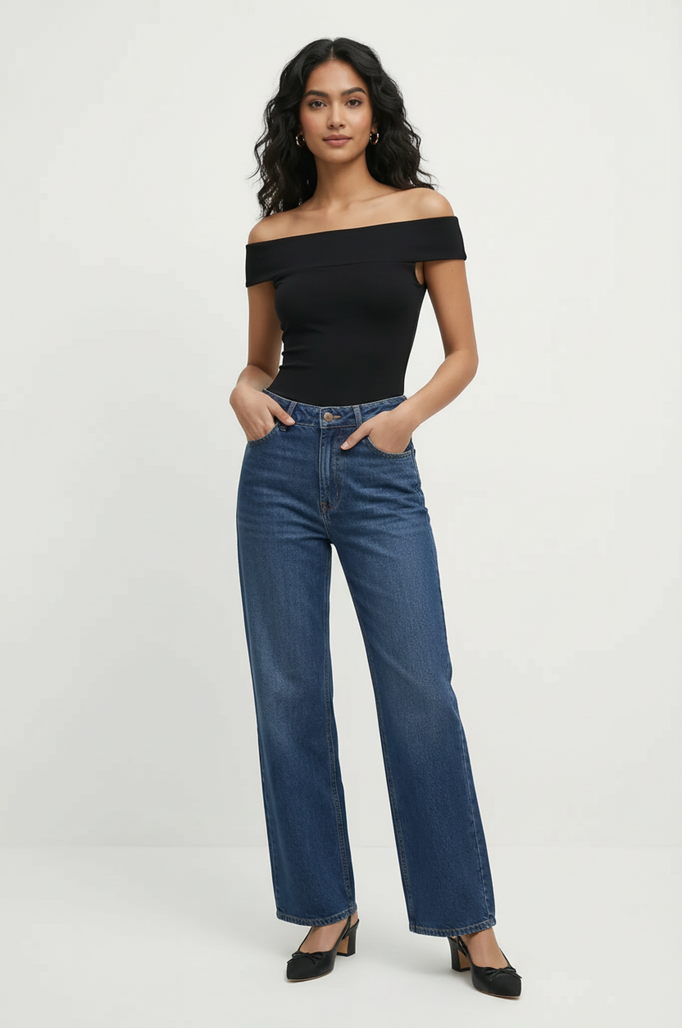 Second Skin Off The Shoulder Top