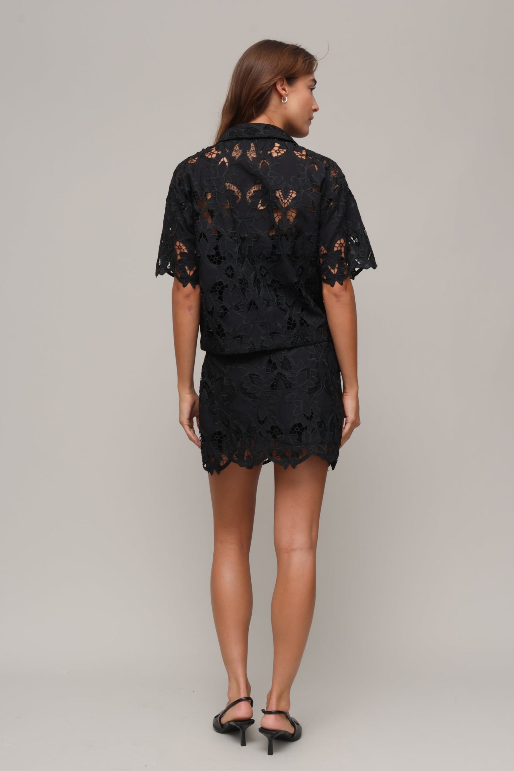 Siren Lace Mini Skirt