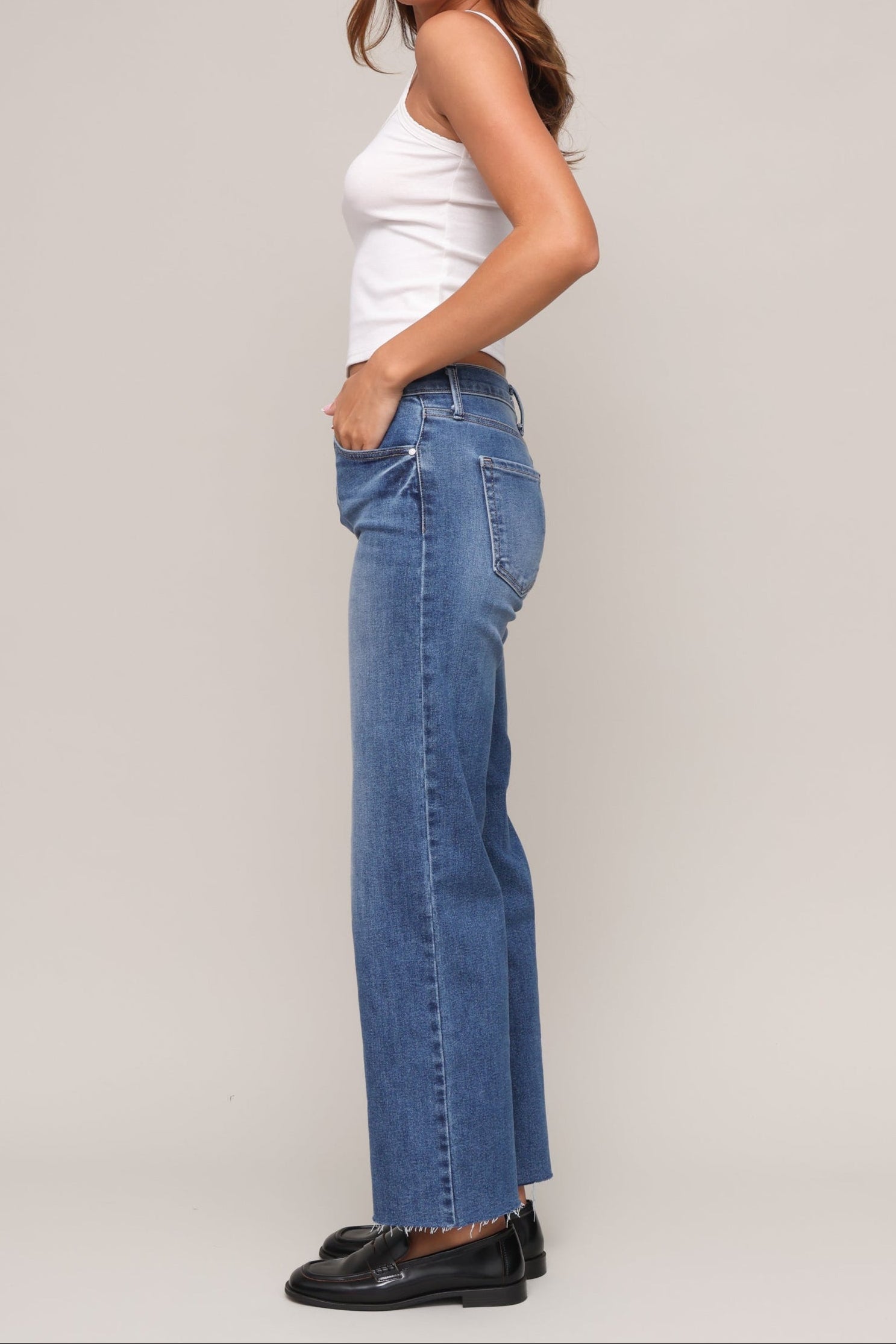 Slim Palazzo Scissor Cut