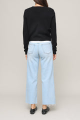 Slim Wide Leg Jeans