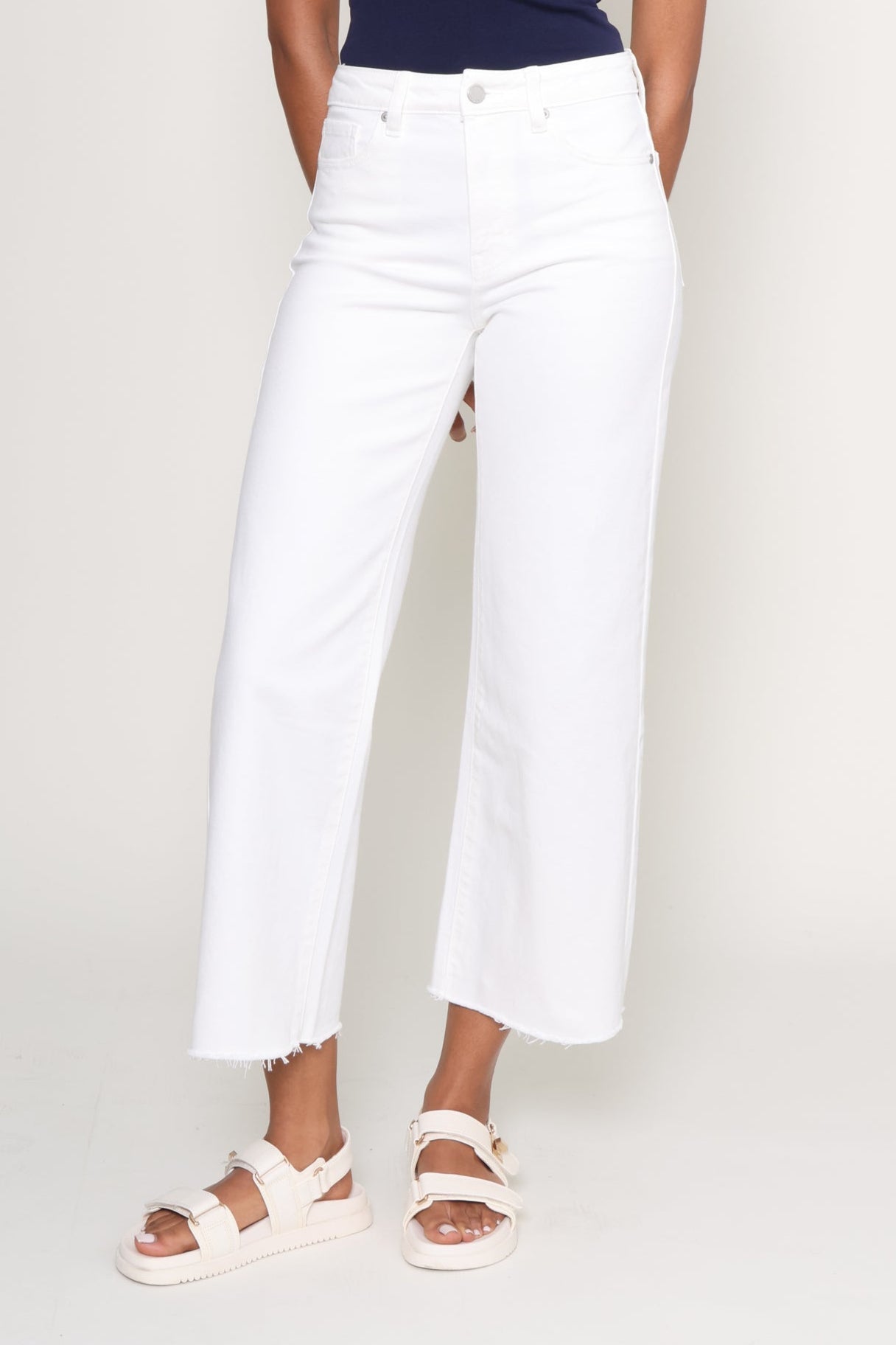 Slim Wide Leg Jeans