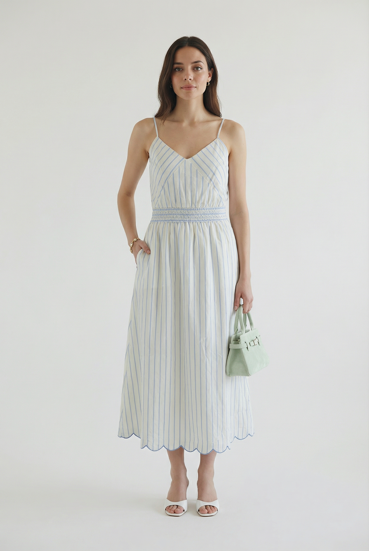 Sofie Stripe Poplin Dress