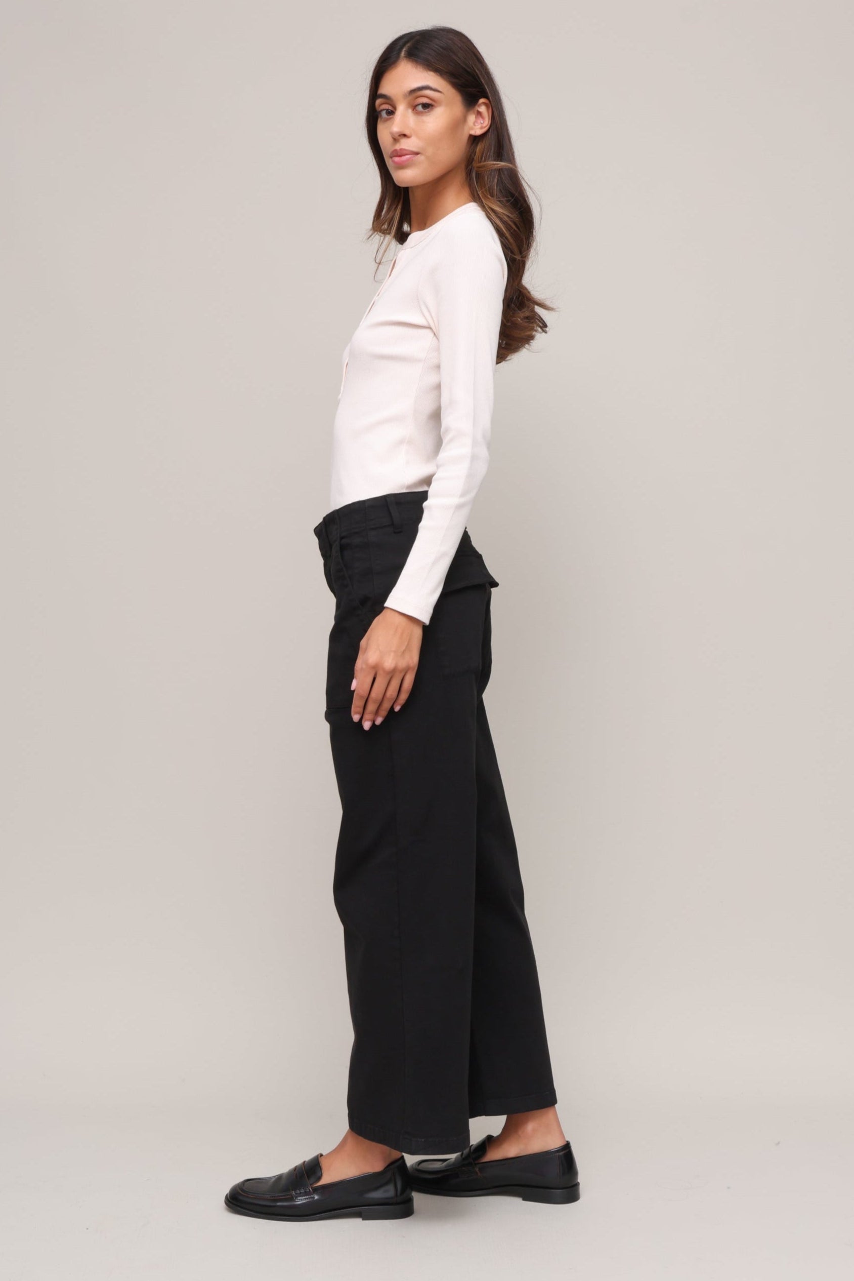 Sophia Utility Pant Black