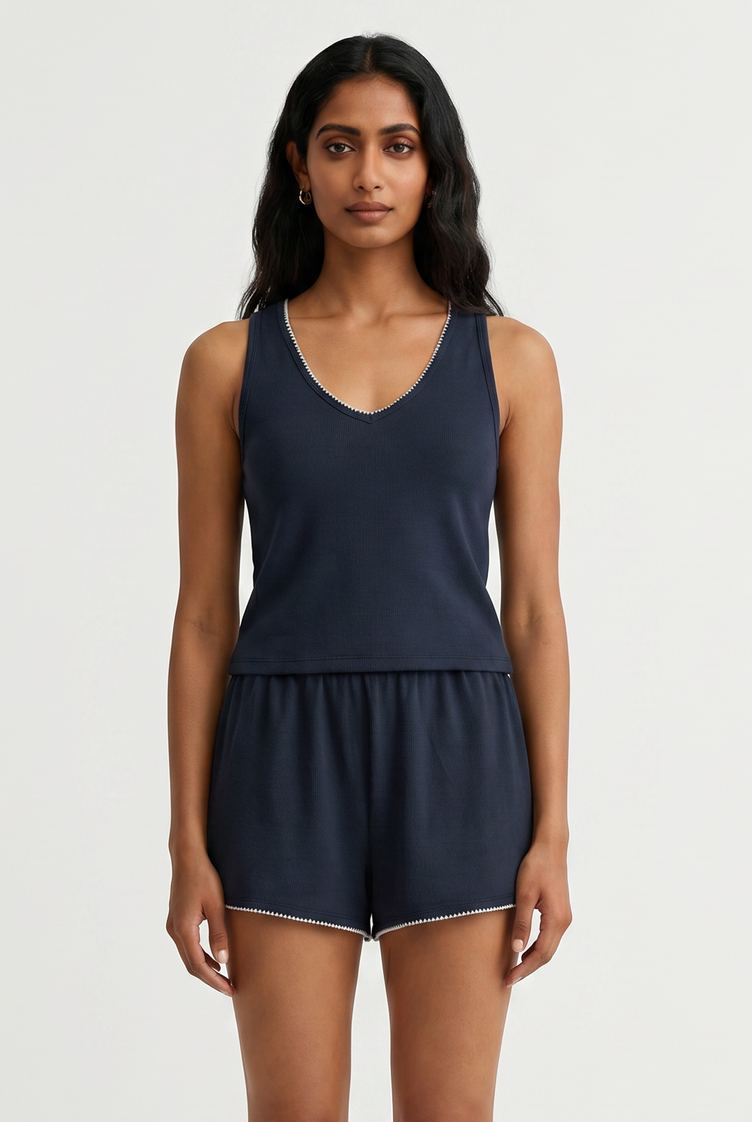 Stately V-neck Tank