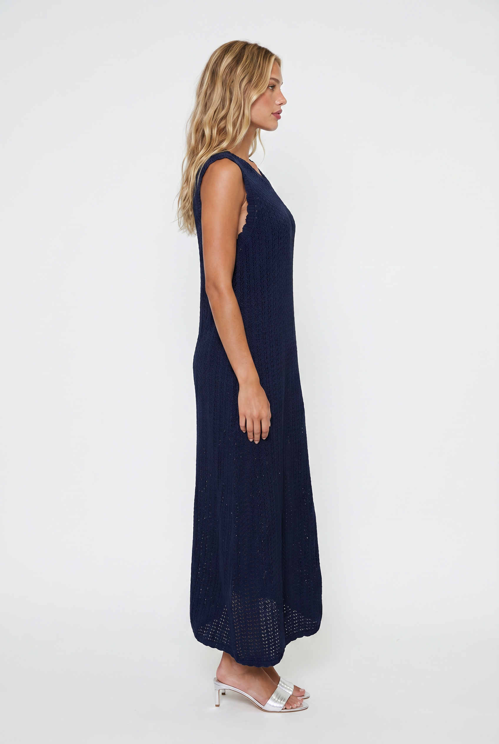 Sunriser Crochet Tie Back Dress