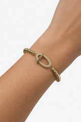 Sury Cz Toggle Ball Bracelet