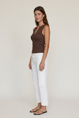 The Easy V Neck Rib Tank