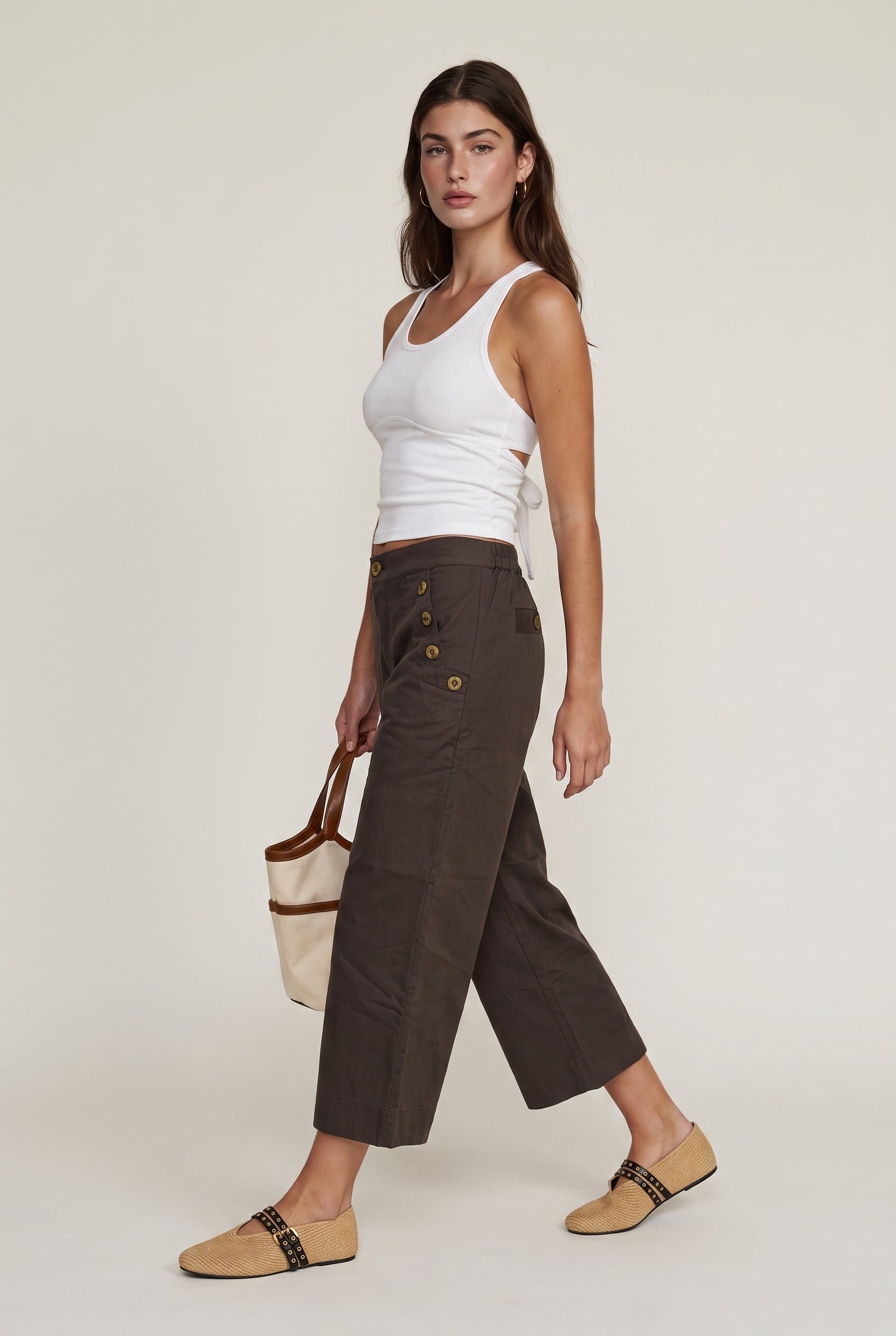 Wendy Button Pants