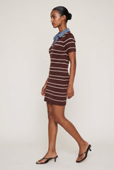 Theo Stripe Polo Dress