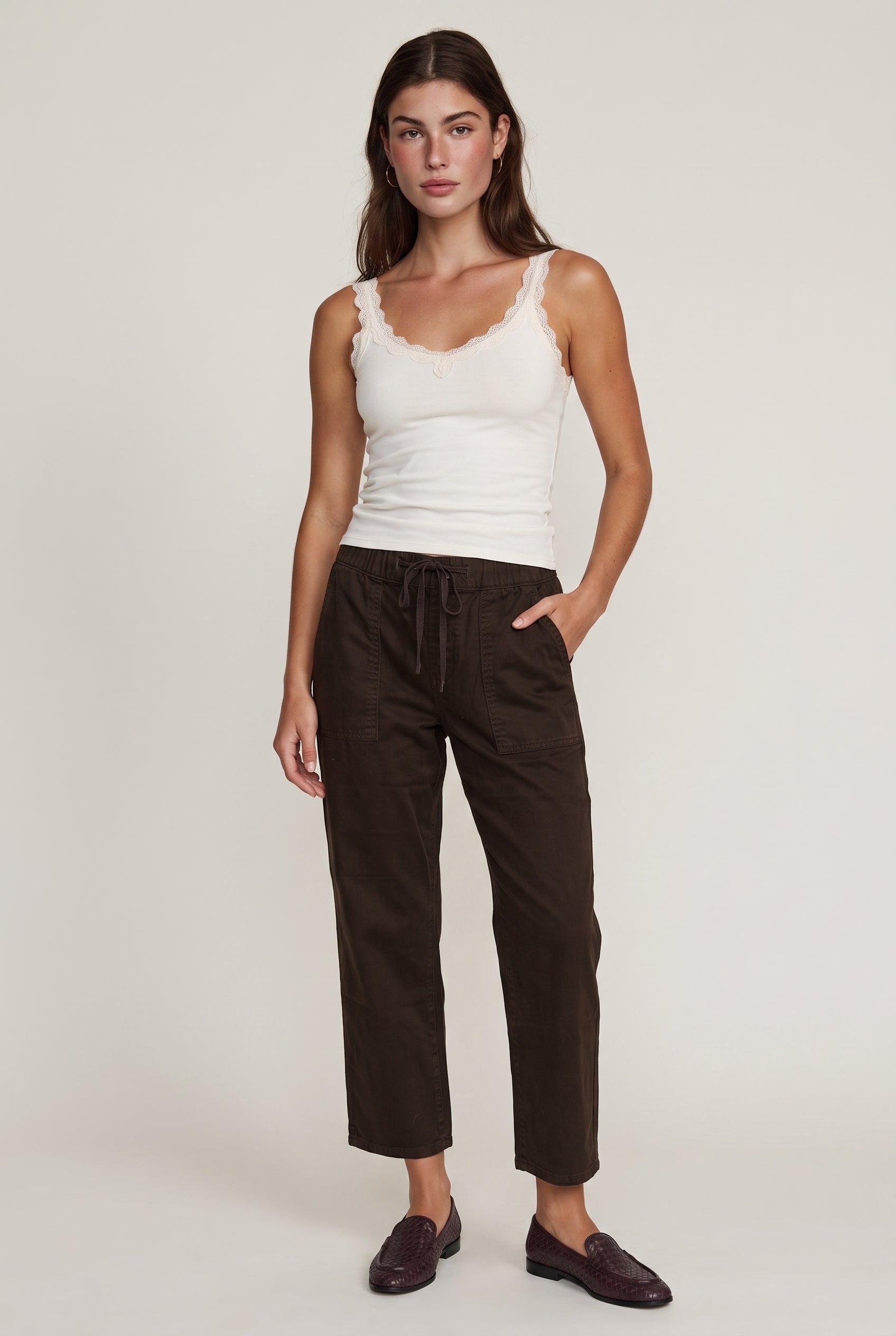 Twill Utility Pant Dark Mallard