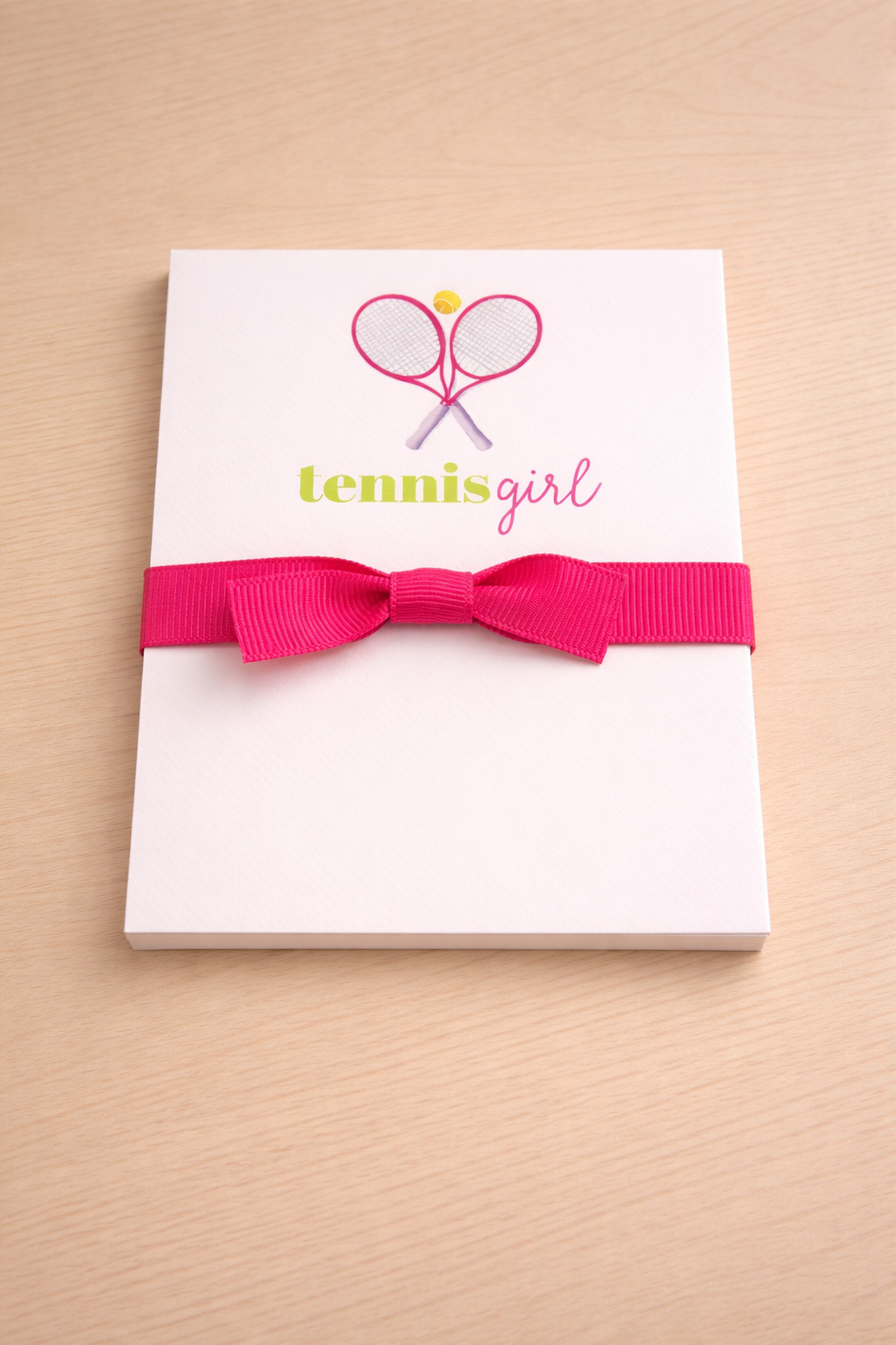 Tennis Girl Notepad
