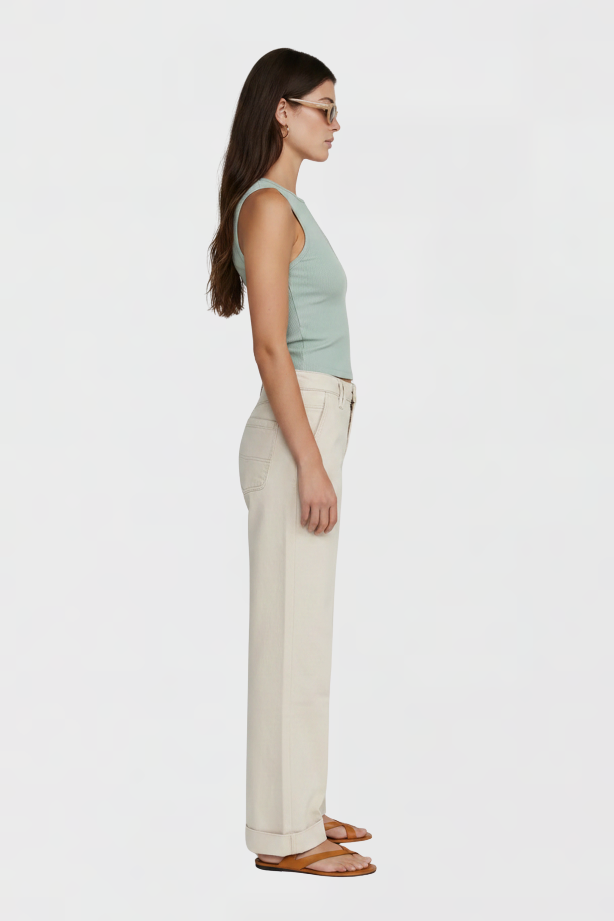 The Easy V Neck Rib Tank
