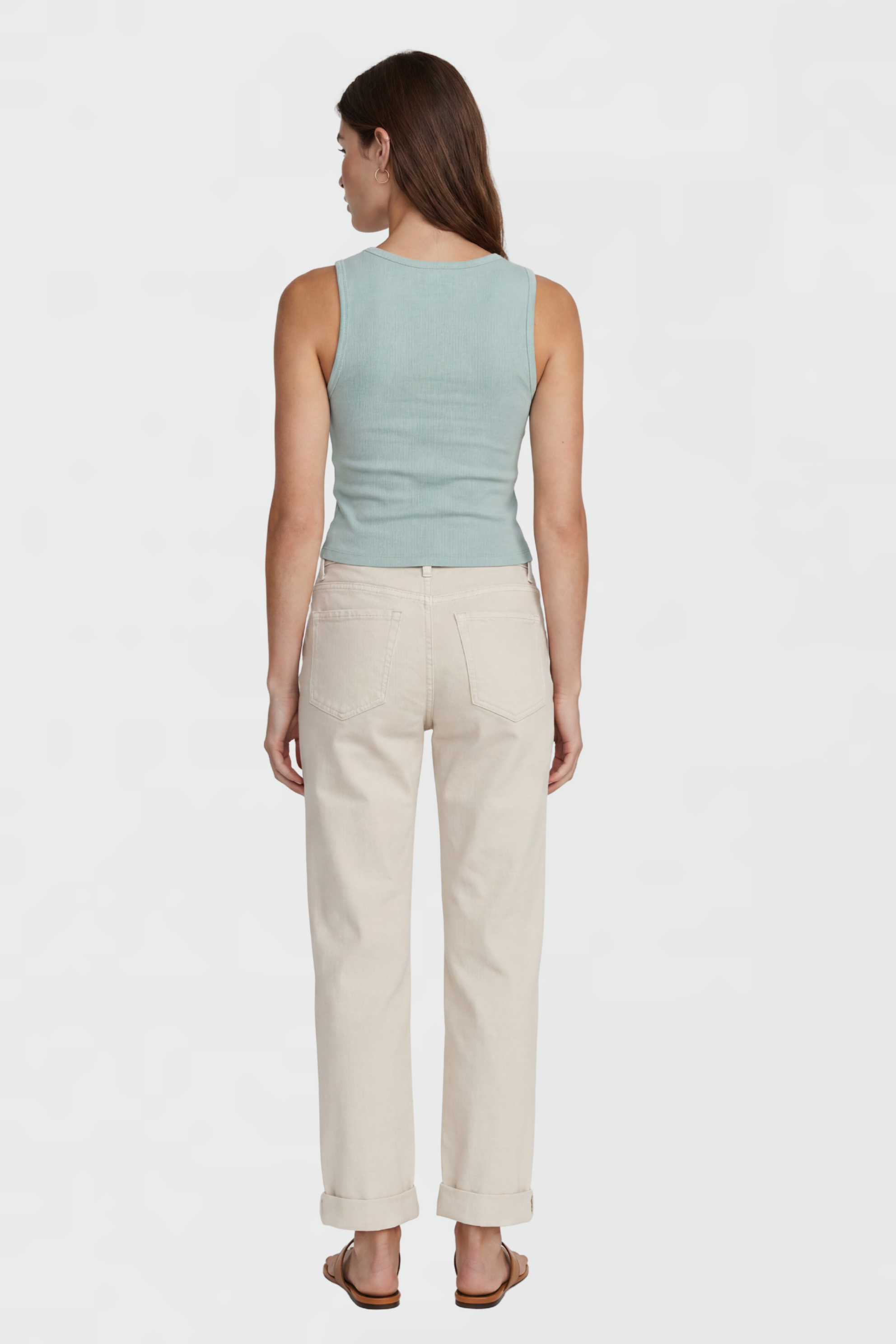 The Easy V Neck Rib Tank