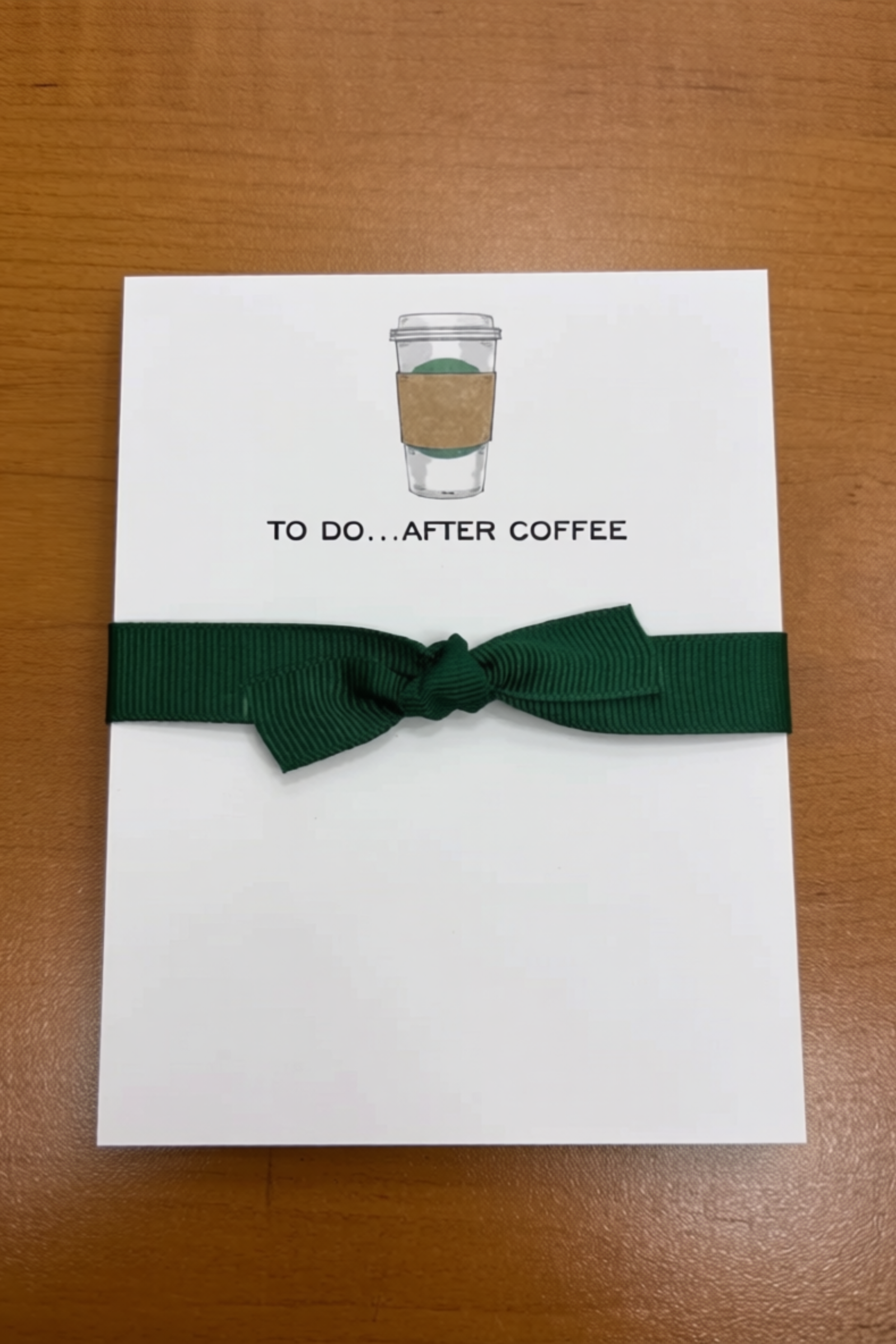 To Do After Coffee Notepad