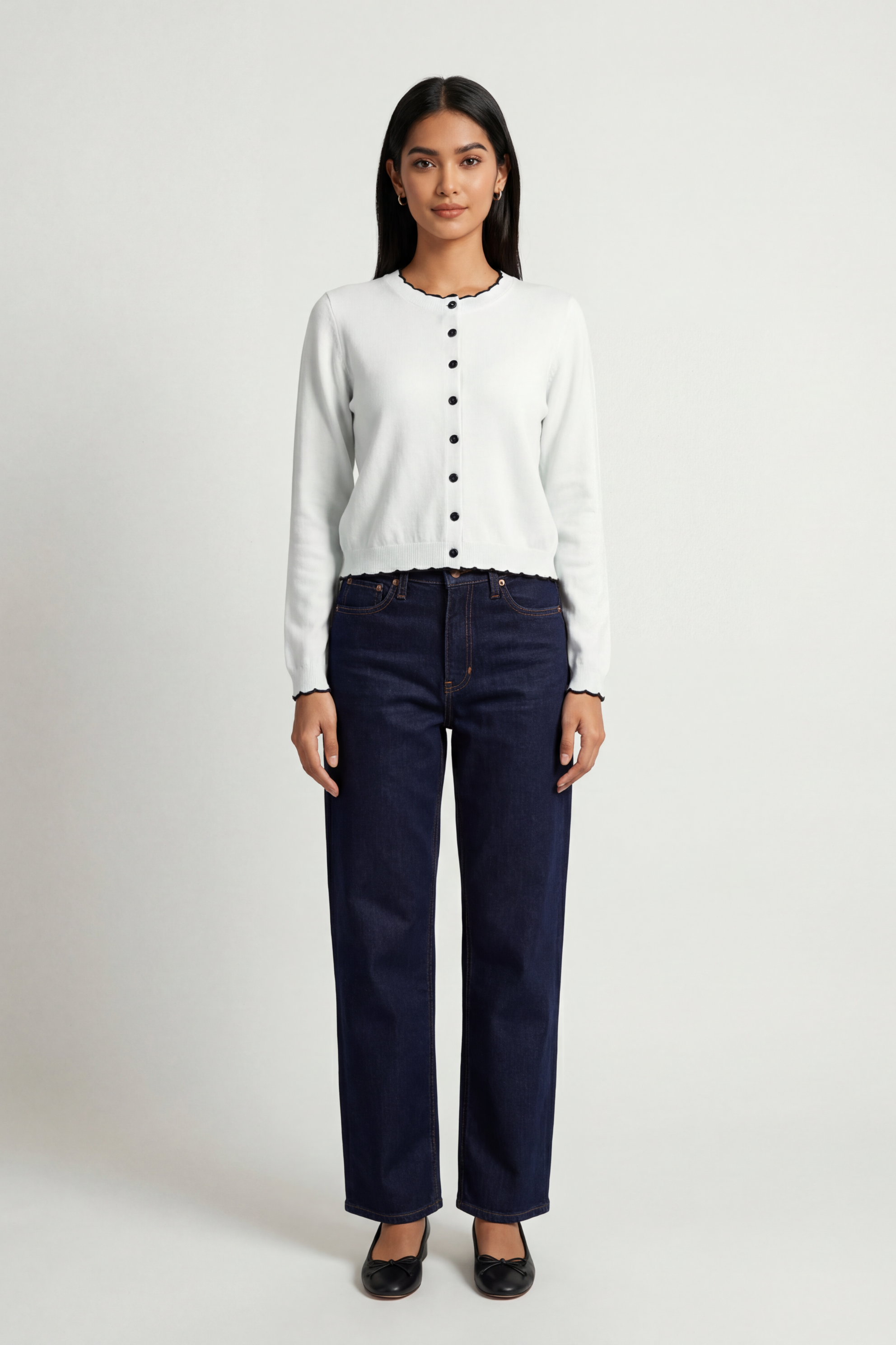 Tribeca Scallop Cardigan
