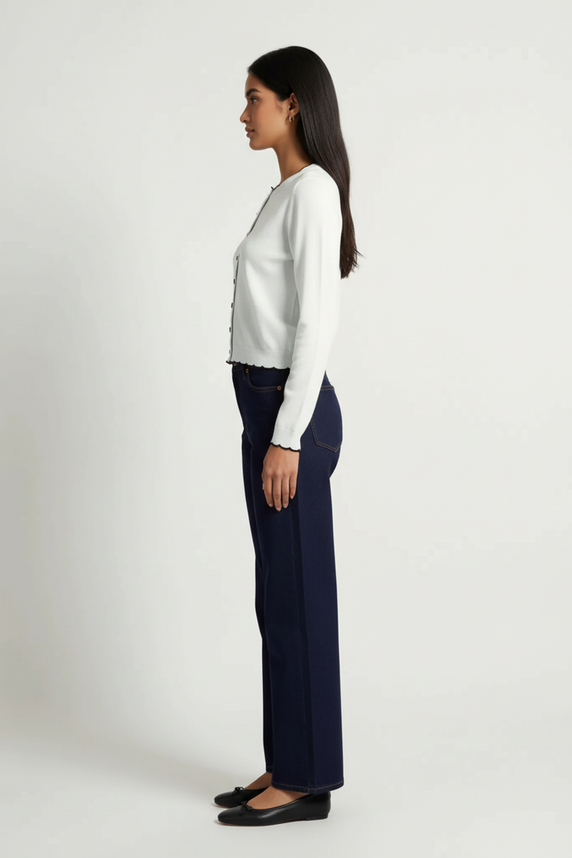 Tribeca Scallop Cardigan