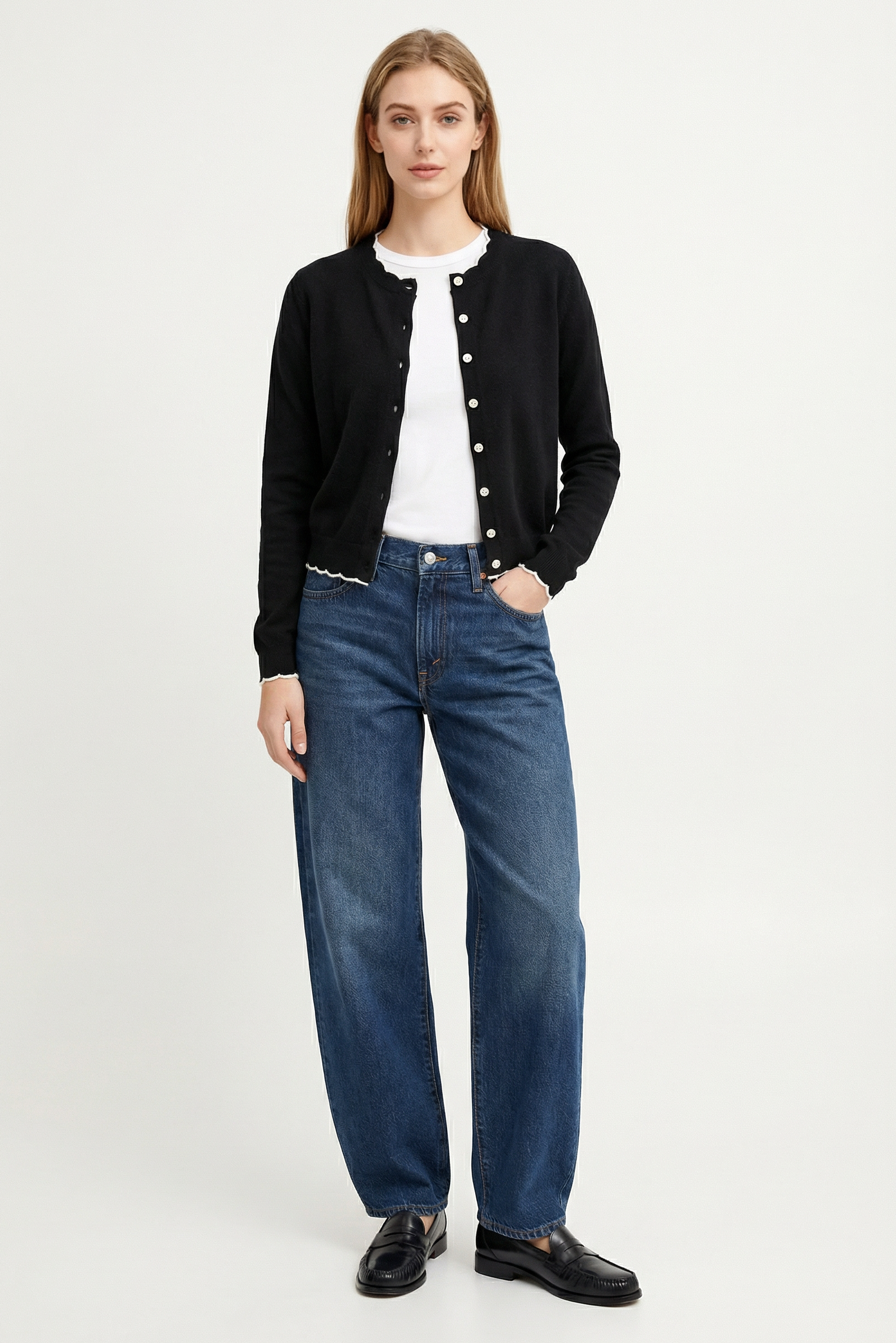 Tribeca Scallop Cardigan