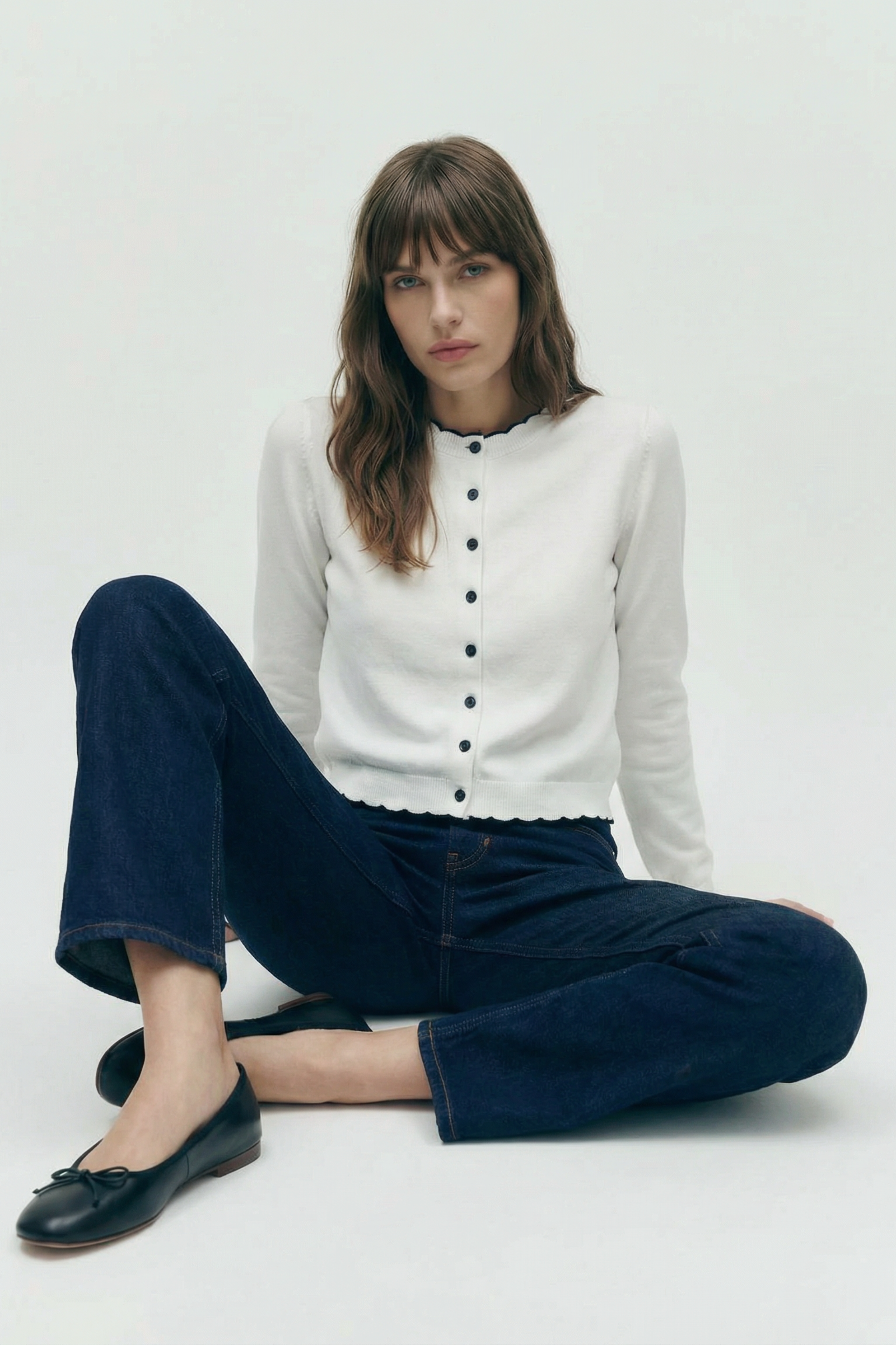 Tribeca Scallop Cardigan