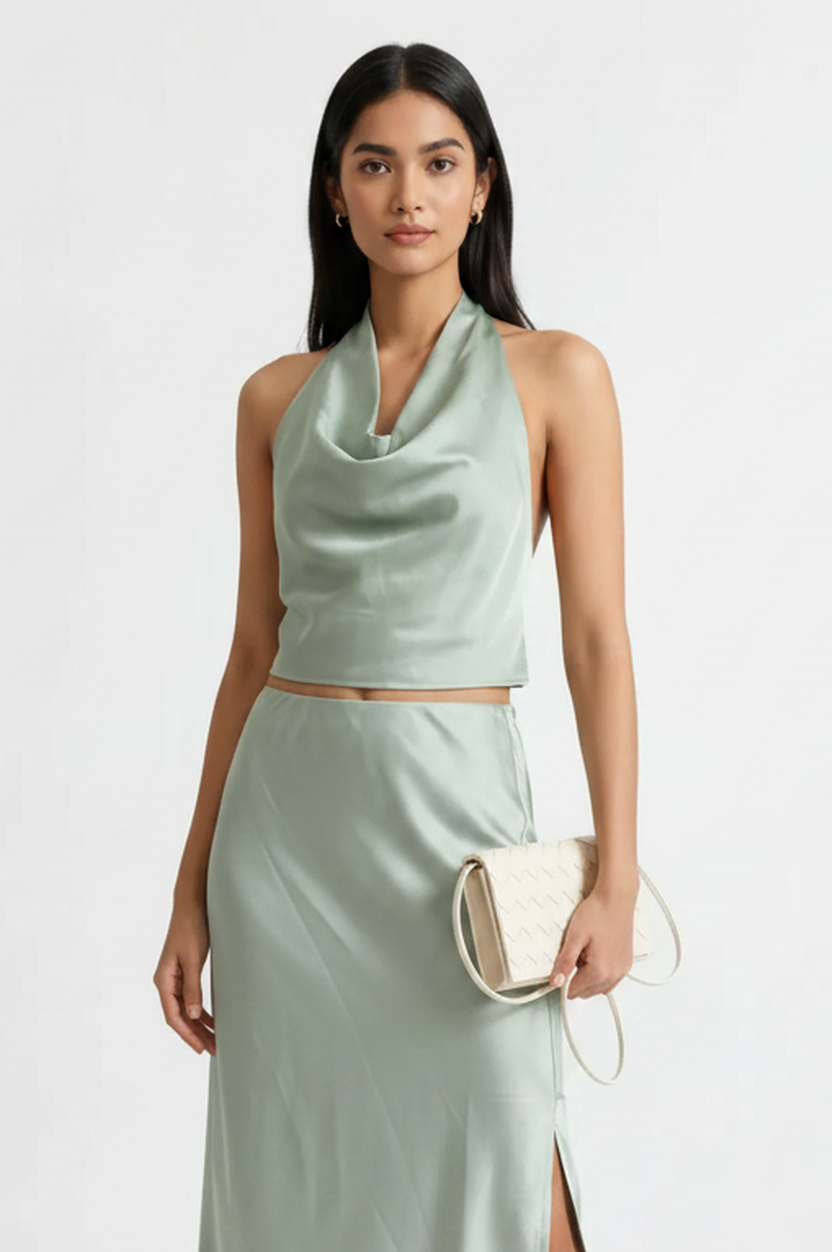 Twilight Silky Halter Top
