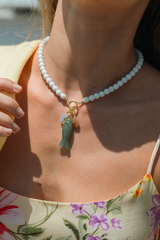 Vega Beaded Necklace With Fish