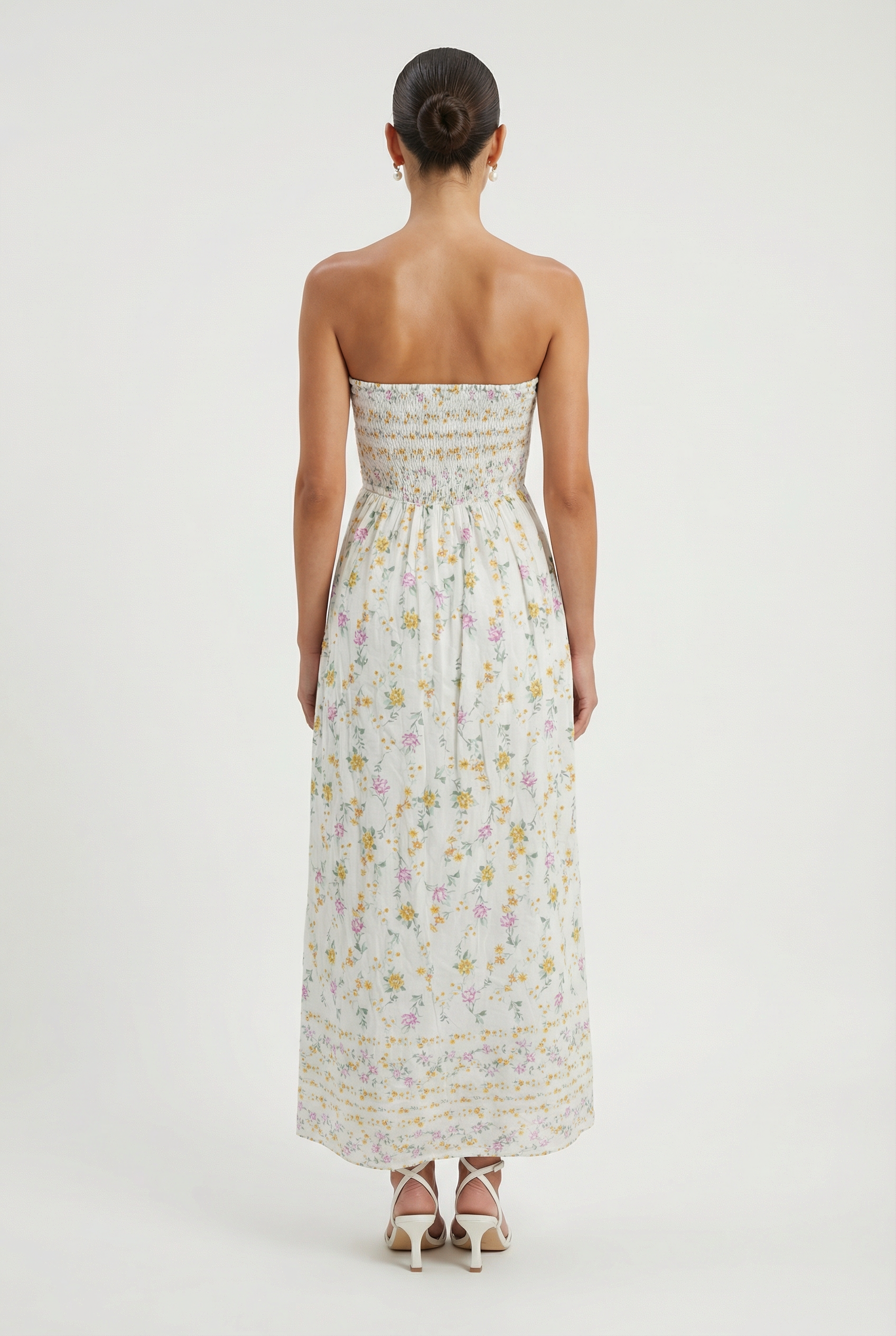 Via Flora Strapless Dress