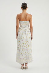 Via Flora Strapless Dress