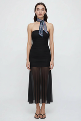 Waves Skinny Scarf