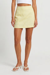 Weekend Away Linen Skirt
